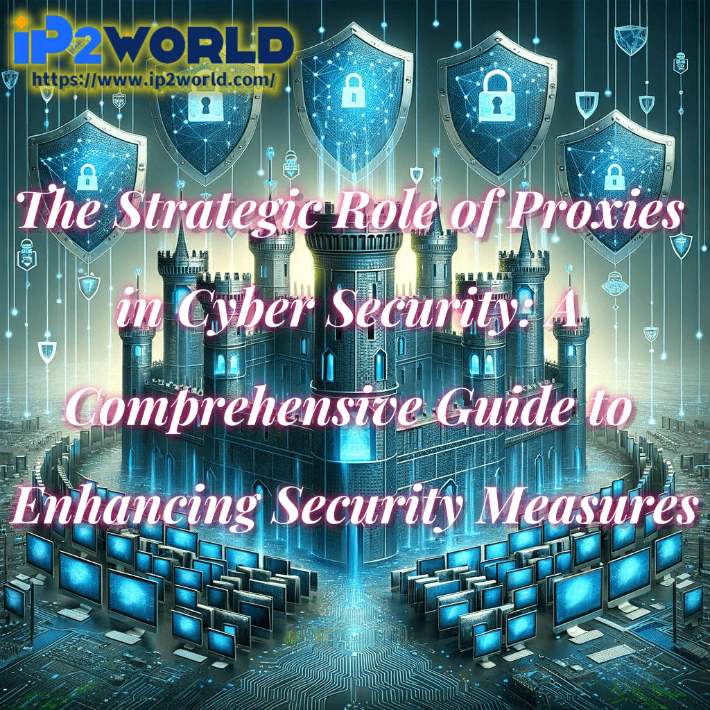 DALL·E 2024-02-06 16.09.24 - Create an article cover for 'The Strategic Role of Proxies in Cyber Security_ A Comprehensive Guide to Enhancing Security Measures'. The image should _副本.png